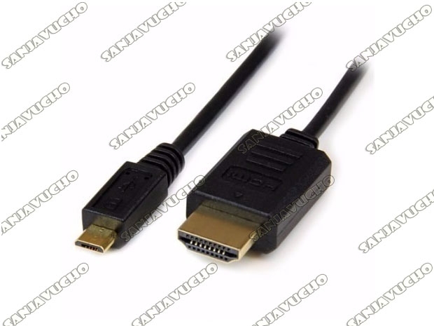 -+ CABLE HDMI A V8 MICRO USB MHL 1.5M